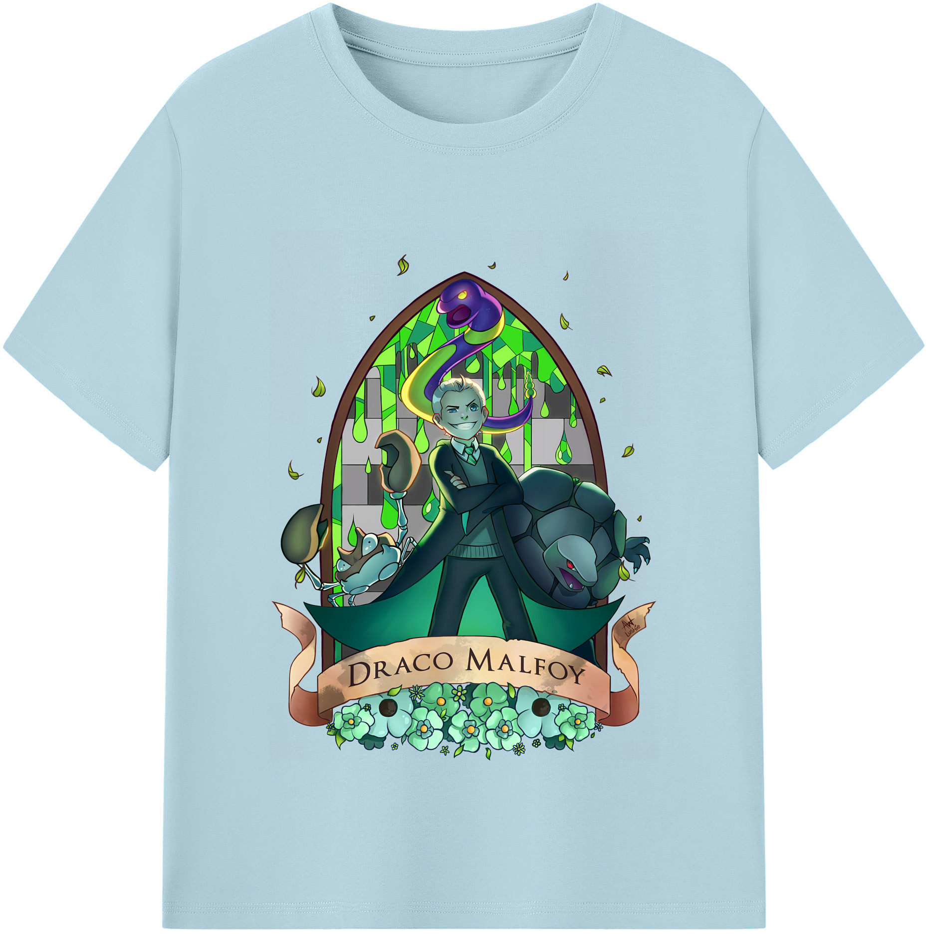 （画像用） Harry Potter ハリー・ポッターシリーズ 綿100％半袖Tシャツ（フロントプリント）